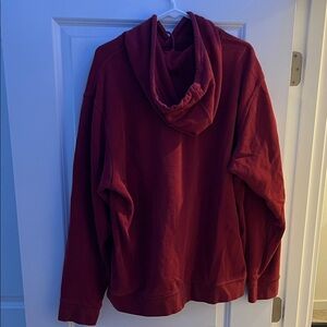 Nike Men's Burgundy Zip-Up Sweater
